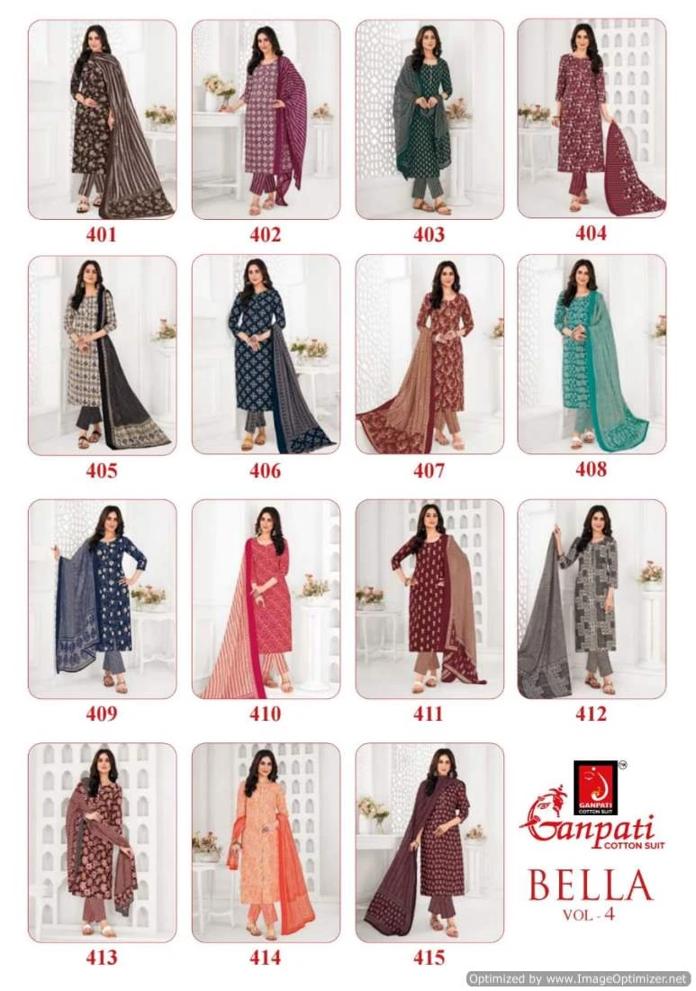 Ganpati Bella Vol-4 - Kurti Pant With Dupatta